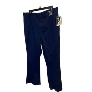 NWT French Toast Navy Uniform Straight Leg Pants, Size 18.5